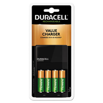 Duracell® Ion Speed 1000 Advanced Charger, For Aa And Aaa, Includes 4 Aa Nimh Batteries freeshipping - TVN Wholesale